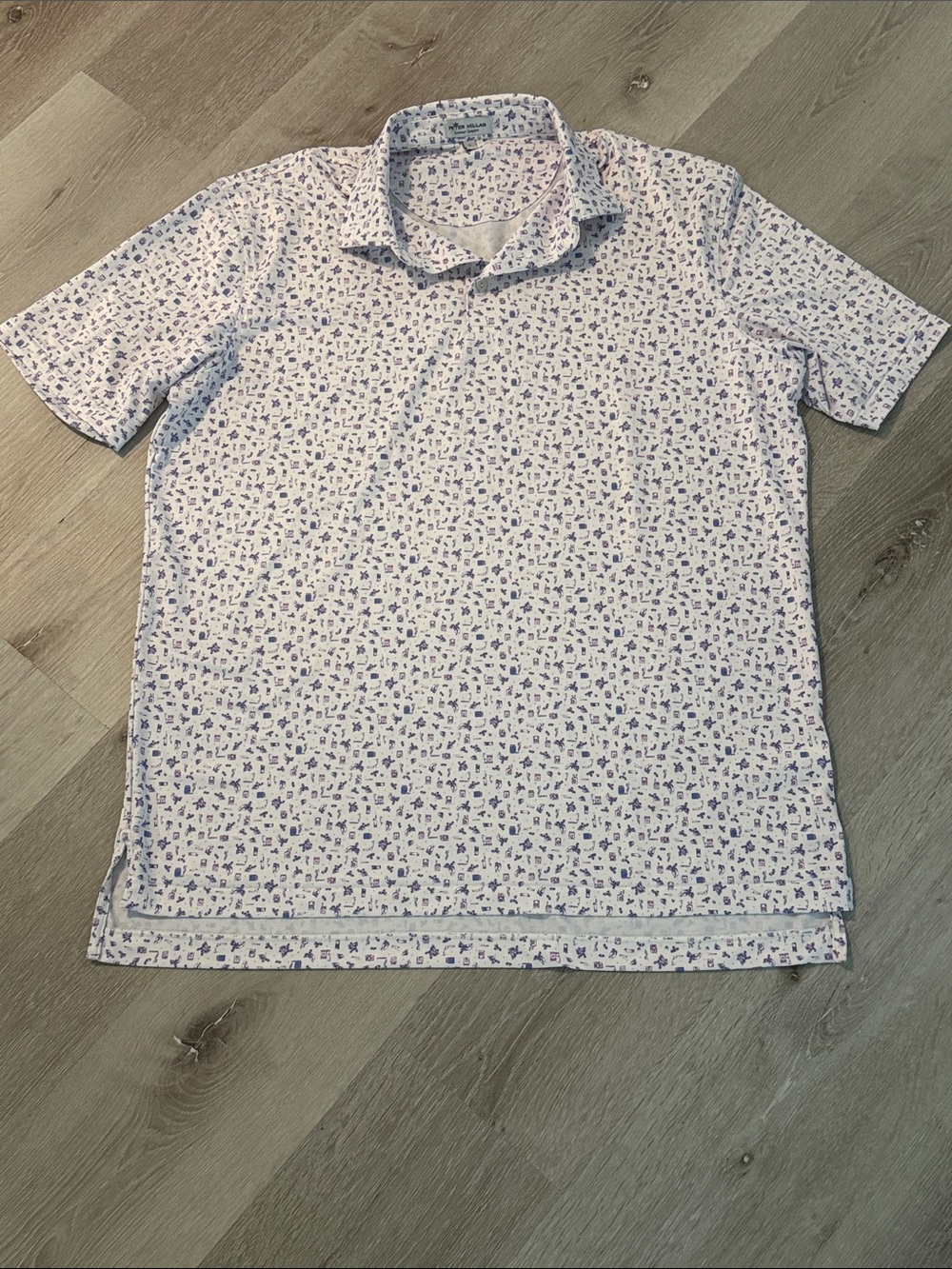 Peter Millar Cigar Short Sleeve Polo